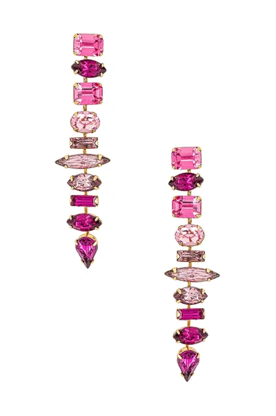Elizabeth Cole Starla Earrings In Pink