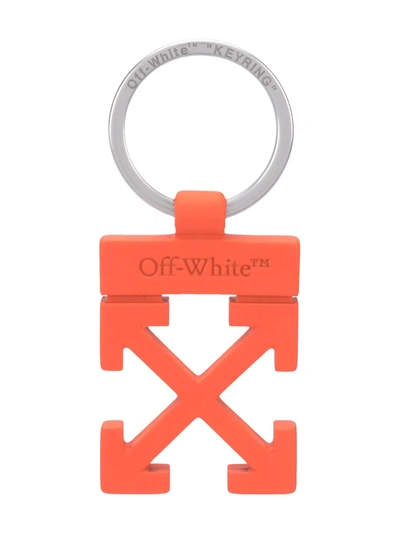 Off-white Arrows Key Charm In Orange
