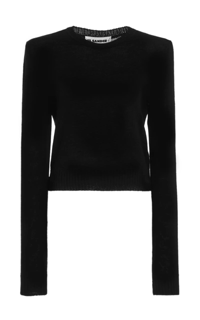 Jil Sander Wool Sweater In Black