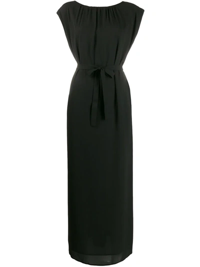 Filippa K Alyssa Wrap Midi Dress In Black