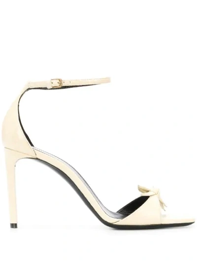 Saint Laurent Open-toe Sandals In Neutrals