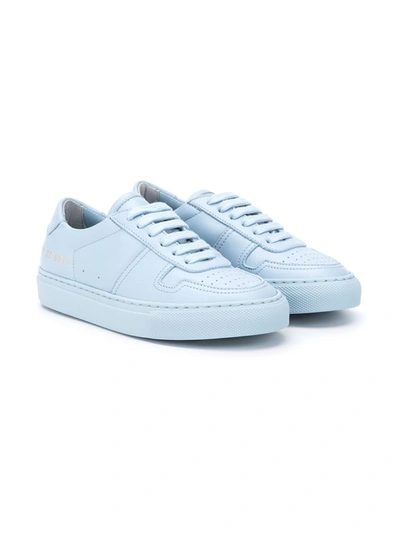 Common Projects 8ball Low Lace-up Trainers In Blue
