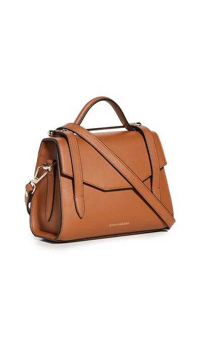 Strathberry Allegro Mini Bag In Chestnut