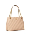 Tory Burch Kira Chevron Tote Bag In Devon Sand