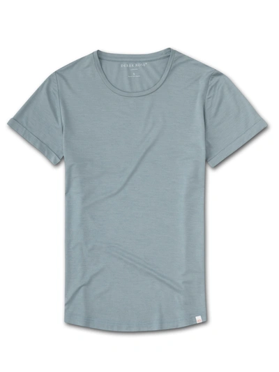 Derek Rose Women's Leisure T-shirt Lara Micro Modal Stretch Blue