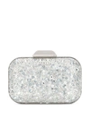 Jimmy Choo Crystal-embellished Cloud Clutch Bag In Metallic