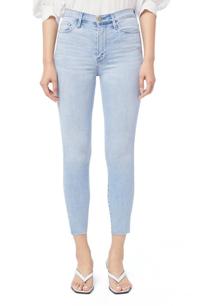 Frame Ali High Waist Ankle Skinny Cigarette Jeans In Carnation