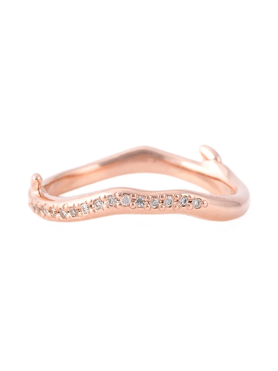 Shaun Leane Cherry Branch Diamond Ring In Metallic