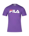 Fila T-shirts In Purple