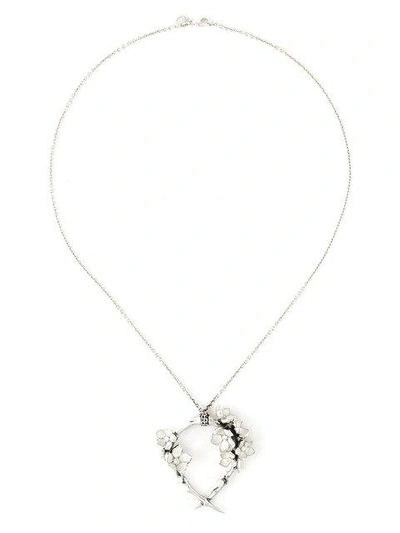 Shaun Leane 'cherry Blossom' Diamond Necklace In Metallic