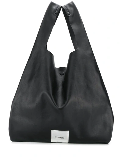 Maison Margiela Sustainable Leather Tote Bag In Black