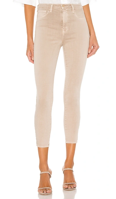 L Agence Margot High Rise Skinny In Biscuit