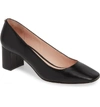 Kate Spade Kylah Block Heel Pump In Black Leather