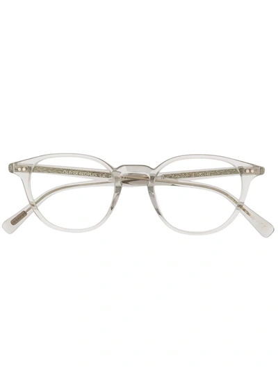 Oliver Peoples Ov5429u Mikett Acetate Round-frame Glasses In Black |  ModeSens