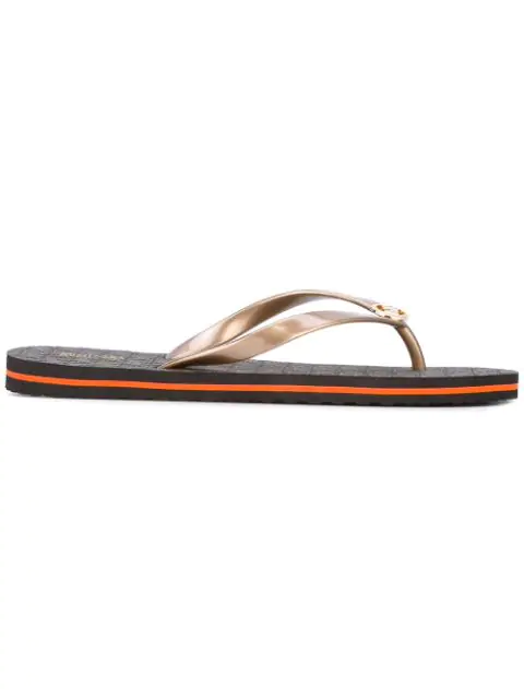 michael kors rubber flip flops
