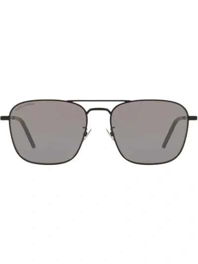 Saint Laurent Sl 309 Navigator-frame Sunglasses In Black