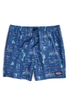 Vineyard Vines Chappy Stripe Swim Trunks In Hope-moons