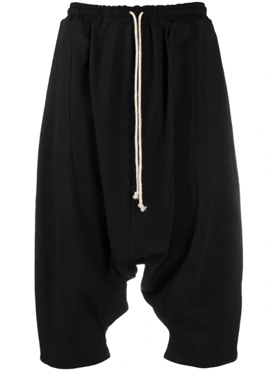Alchemy Drawstring Cropped Trousers In Black
