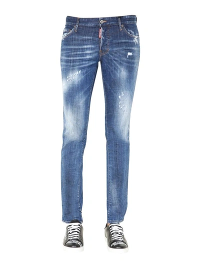 Dsquared2 Slim Fit Jeans In Denim