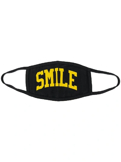 Chinatown Market Smile Face Mask In Black