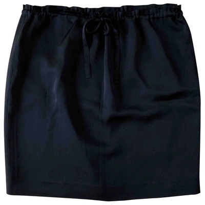 Pre-owned Ralph Lauren Black Silk Skirt
