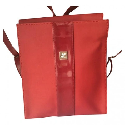 Pre-owned Courrèges Red Backpack