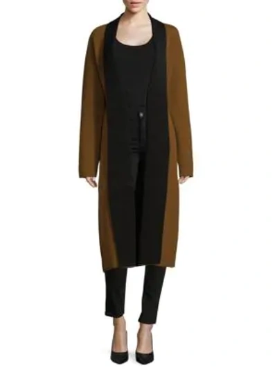 Narciso Rodriguez Double-face Cashmere Duster In Sepia