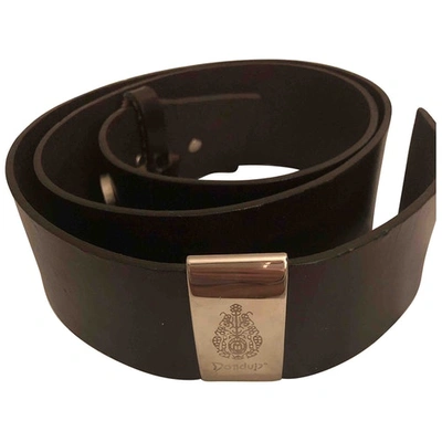 Pre-owned Dondup Leather Belt In Brown