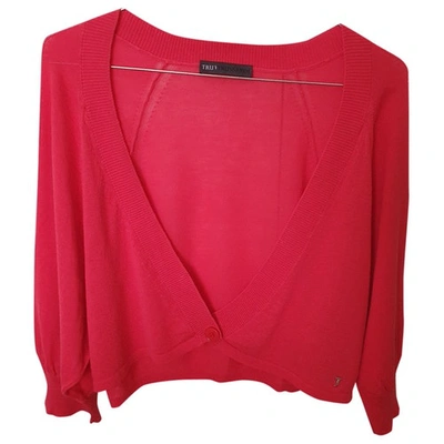Pre-owned Trussardi Red Cotton Knitwear