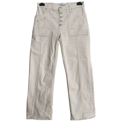 Pre-owned Derek Lam Beige Denim - Jeans Shorts