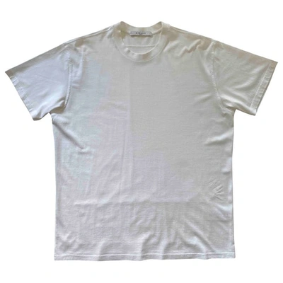 Pre-owned Givenchy White Cotton T-shirt