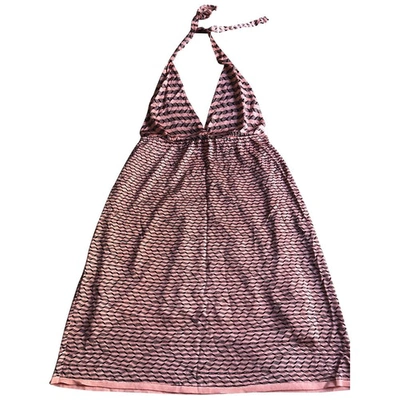 Pre-owned Missoni Mini Dress In Pink