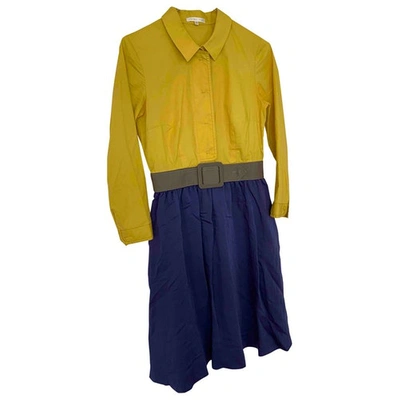 Pre-owned Paule Ka Mini Dress In Yellow