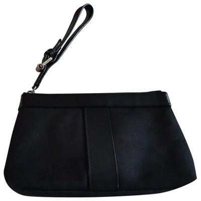 Pre-owned Mulberry Black Cloth Clutch Bag