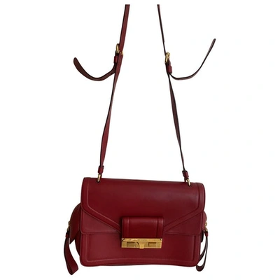 Pre-owned Moschino Cheap And Chic Leather Crossbody Bag In Red