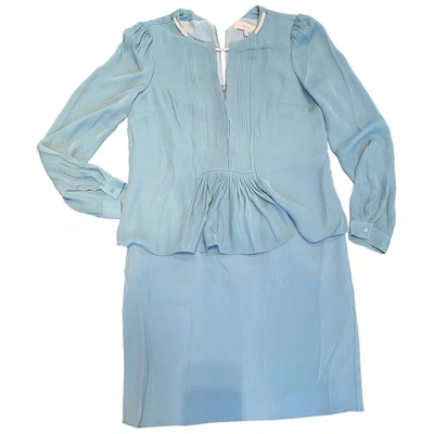 Pre-owned Reiss Mid-length Dress In Turquoise