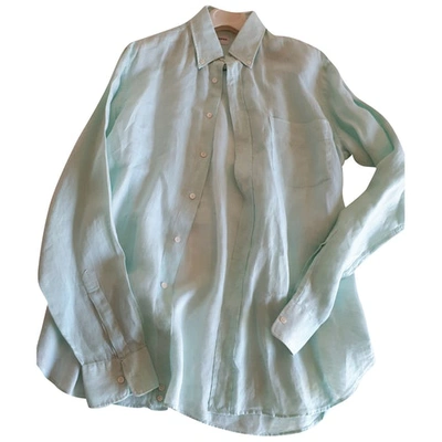 Pre-owned Aspesi Linen Shirt In Green