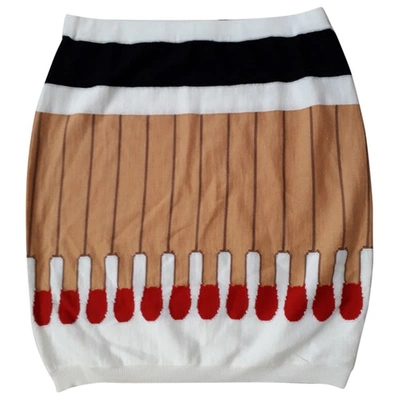 Pre-owned Moschino Multicolour Wool Skirt