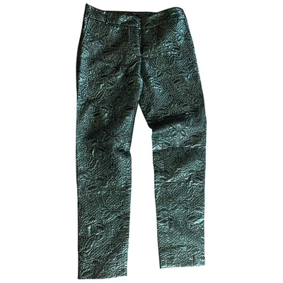 Pre-owned Elizabeth And James Trousers In Metallic