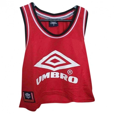 Pre-owned Umbro Camisole In Red