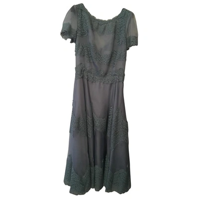 Pre-owned Luisa Beccaria Lace Mid-length Dress In Other