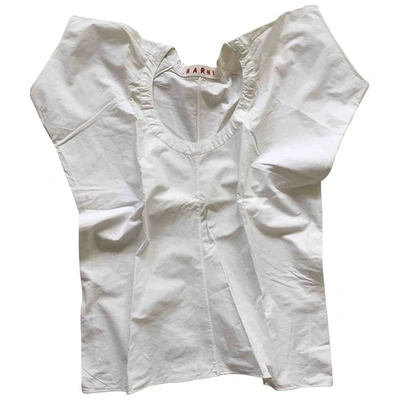 Pre-owned Marni Blouse In White