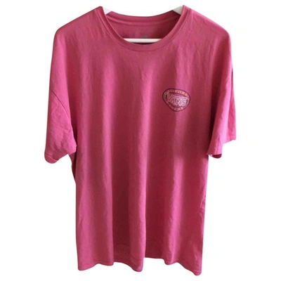 Pre-owned Vans Pink Cotton Top