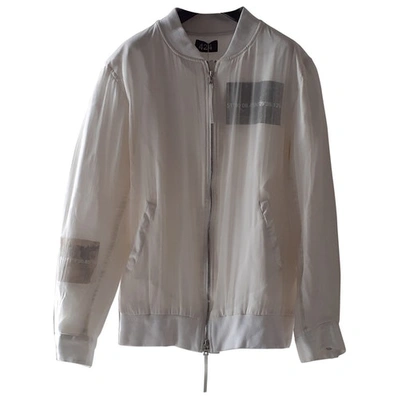 Pre-owned 424 Silk Jacket In White