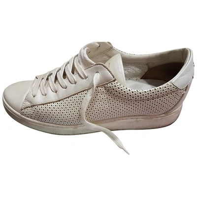 Pre-owned Philippe Model Beige Leather Trainers