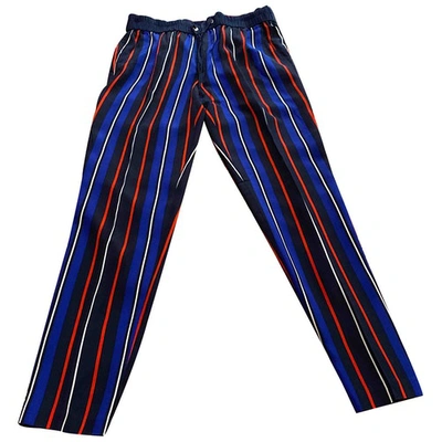 Pre-owned Juicy Couture Silk Straight Trousers In Other