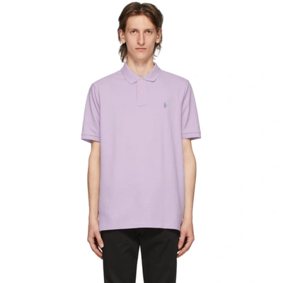 Polo Ralph Lauren 紫色 Iconic 网眼 Polo 衫 In English Lavender