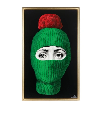 Fornasetti Gstaad Wall Panel In Green/red/black