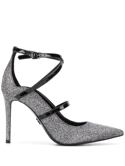 Michael Michael Kors Michael Kors Silver Geneva Pump In Gunmental