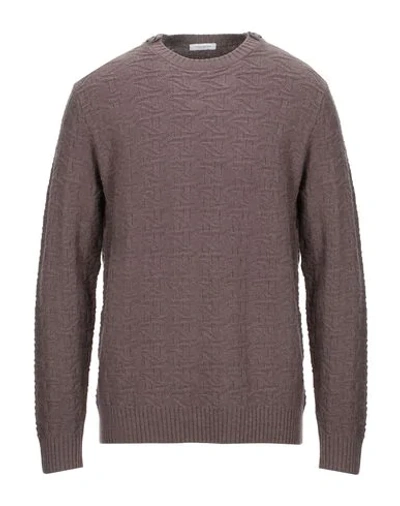 Paolo Pecora Sweaters In Khaki